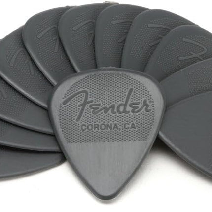 Médiators Fender en nylon (paquet de 12)