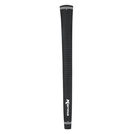 Karma Velour Black Jumbo (+1/16") Golf Grips (9 Pack)