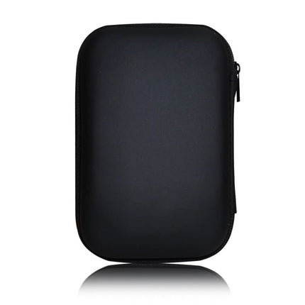 Étui de transport pour disque dur Housse de rangement universelle compatible avec Western Digital WD Elements Seagate, étui de voyage antichoc en EVA de 2,5'' (Noir)