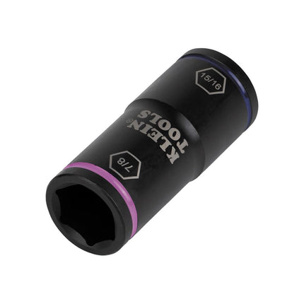 Klein Tools 66073 Impact Driver Flip Socket, 15/16- and 7/8-Inch Sizes, Use with Klein Tools Compact Impact Wrenches BAT20CW, BAT20CW1