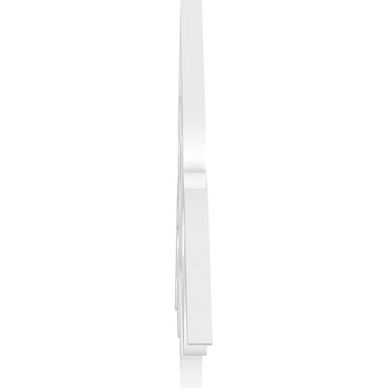 Ekena GPP072X015X100WHI Gable Pediment, Primed, 72" W x 15" H x 1" P (5/12)