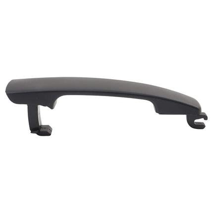 TRQ Front Left Exterior Door Handle Black Drivers Side