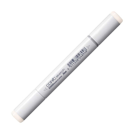 Copic Sketch Coloured Marker Pen - (E-0000) Floral White, For Art & Crafts, Colouring, Graphics, Highlighter, Design, Anime, Professional & Beginners, Art Supplies & Colouring Books