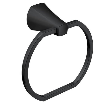 Moen MY8786BL Lindor Matte black towel ring Matte Black
