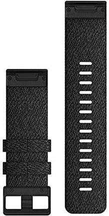 Garmin 26mm QuickFit watch band, Heathered Black Nylon