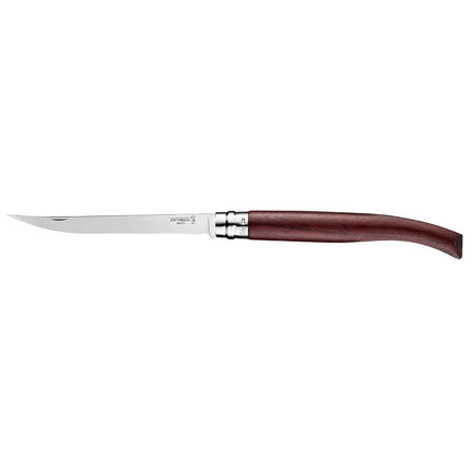 Opinel Effile No15 Stainless Steel Slim Folding Knife Padouk Handle - Box