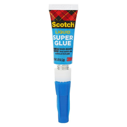 Pegamento líquido Scotch Super Glue, 2 g, 1 paquete (AD118D)