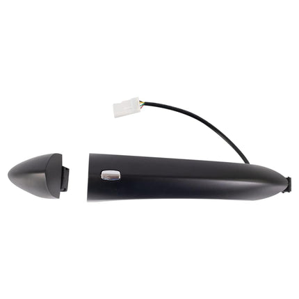 TRQ Rear Exterior Door Handle Compatible with 2017