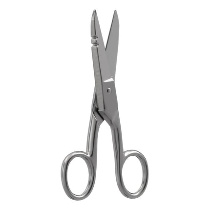Klein Tools 100CS Serrated Electrician Scissors with Stripping Notches