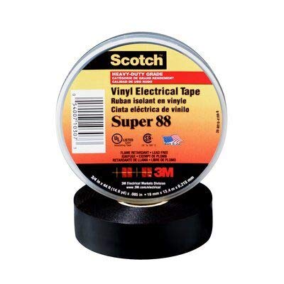 3M Scotch Super 88 Vinyl Electrical Tape, -18 to 1