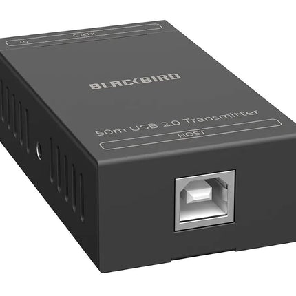 Monoprice Blackbird 4-Port USB 2.0 Extender Over Cat5e/6-50 Meters (164 Feet) Plug and Play, No Driver, for Windows, MacOS, Android, Linux