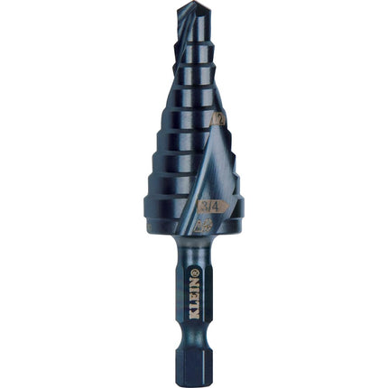 Klein Tools QRST03 Step Drill Bit, Quick Release S