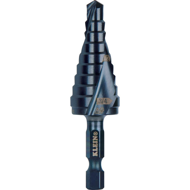 Klein Tools QRST03 Step Drill Bit, Quick Release S