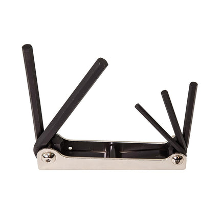 KLEIN TOOLS Folding Hex Key Set, 5-Inch, SAE, 5-Pi