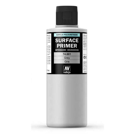 Vallejo Acrylicos S.L. Tabletop Supplies Modelling Kit, 200ML, Grey Primer Acry-Poly 200ml