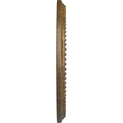 12 1/8"OD x 3 5/8"ID x 3/4"P Valeriano Ceiling Medallion (Fits Canopies up to 6 1/4"), Hand-Painted Rubbed Bronze