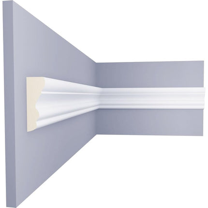 Ekena Millwork PML02X00OX-CASE-8 2" H x 5/8" P x 94 1/2" L Oxford Panel Moulding (8-Pack), 8/Pack