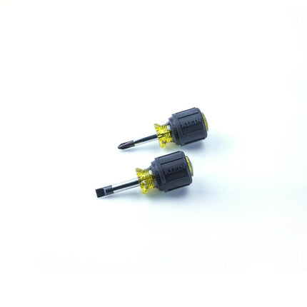 Screwdriver Set 8 Piece, 4 Phillips and 4 Flat Head Tips, Cushion Grip, Precision Machined Klein Tools 85078