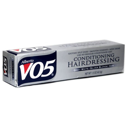 Alberto VO5 Conditioning Hairdressing for Gray, White, Silver Blonde Hair, 1.5 oz (Pack of 2)