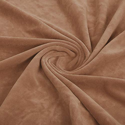 TL Care Heavenly Soft Chenille Fitted Crib Sheet 28" x 52", Warm and Cozy Neutral Chenille Sheet, Chocolate, for Boys and Girls, Fits Crib and Toddler Bed mattresses