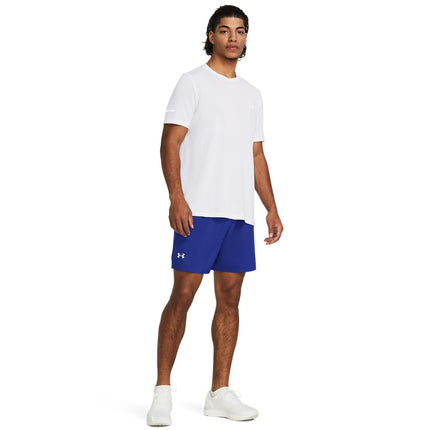 Under Armour Men's Launch Run 7 Inch Unlined Shorts, (400) Royal/Royal/White, XX-Large