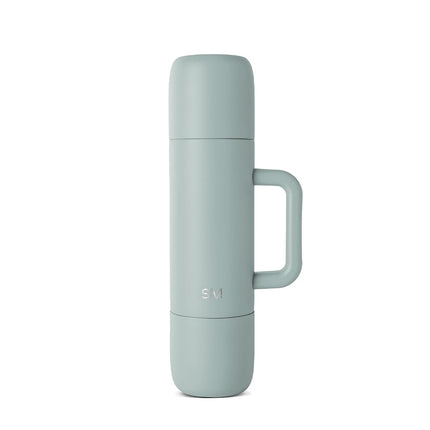Simple Modern 36oz Insulated Hot Beverage Bottle with 2 Mugs | Travel Coffee Thermos for Hot Drinks | Twist and Pour Top | Commute, Travel, and Picnic Friendly | Roam Collection | Sea Glass Sage