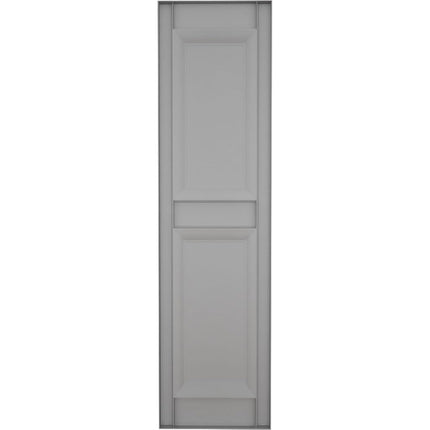 Ekena Millwork LP2S12X03500PG Lifetime Vinyl Raised Panel Window Installation Shutter-Lok's & Matching Screws (Per Pair), 030-Paintable, 12-in. W x 35-in. H