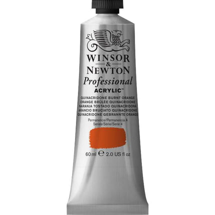 Winsor & Newton 60 ml Professional Acrylic Colour - Quinac Burnt Orange
