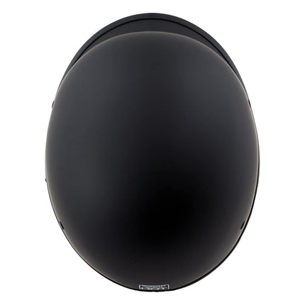 Milwaukee Helmets MPH9750DOT Dot Approved Matte Black 'Polo' Half Motorcycle Face Motorcycle Half Motorcycle Helmet for Men and Women Biker - X-Large