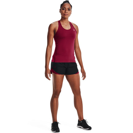 Under Armour Womens Play Up 3.0 Shorts, (049) Black/After Burn/After Burn, XX-Small, (049) Black/After Burn/After Burn, XXS