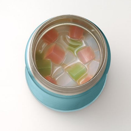 Zojirushi Stainless Steel Food Jar 25 oz. / 0.75 Liter, Aqua Blue