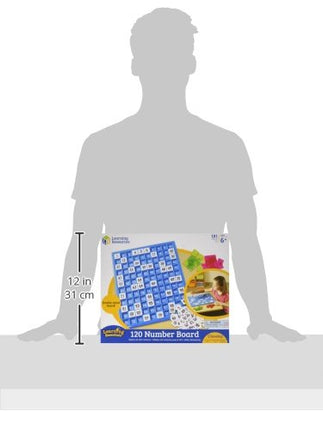 Learning Resources Tableau des Nombres 120 - 181 pièces, 6 ans et plus, jeux de maths éducatifs et amusants pour enfants