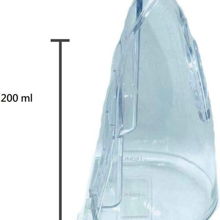 MIHAUS Replacement Parts Reservoir Tank for waterflosser Compatible with waterpic Water Pick waterpick Water pic Cordless WP462, WP463, WP468, WP465, WP450 (2021 Old Model Version or Before), Clear