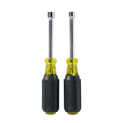 Klein Tools 630M 3" Hollow Shank Magnetic Tip Nut Driver Set (2 Pieces)