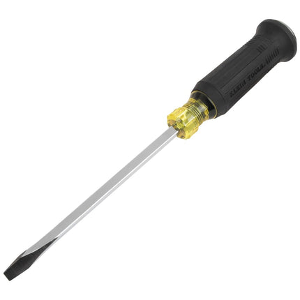 Klein Tools 85442DD Screwdriver Set, Demolition Driver, 1/4-Inch and 5/16-Inch Keystone Tips with Plated Metal Strike Cap, 2-Piece