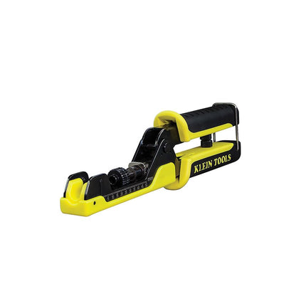 Crimper, Extended Reach Coax Compression Connector for F, BNC, and RCA Connectors, Klein Tools VDV211100
