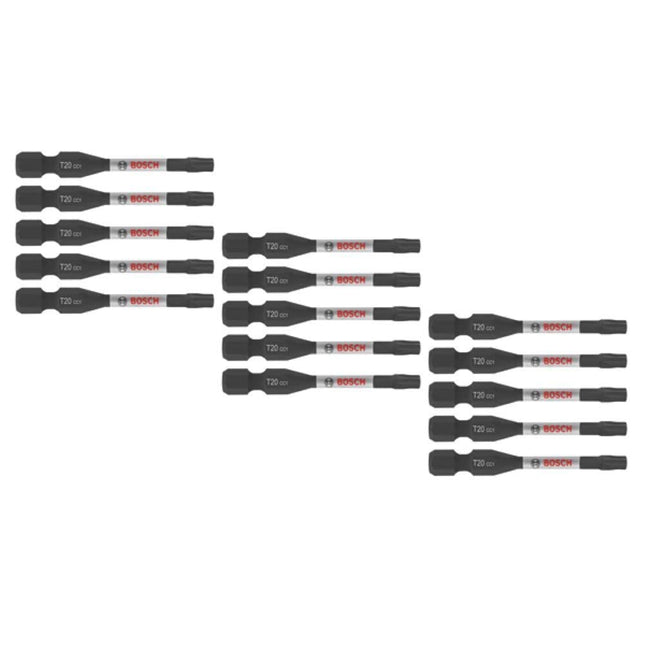 BOSCH ITDT20215 15-Pack 2 in. Driven Torx #20 Impa