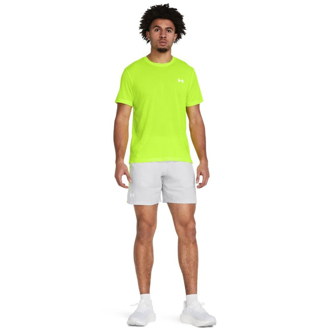 Short tissé extensible Under Armour Launch pour homme, entrejambe 7 po