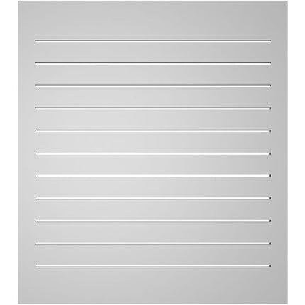 32"W x 36"H Rectangle Surface Mount PVC Gable Vent: Functional, w/ 2"W x 2"P Brickmould Sill Frame