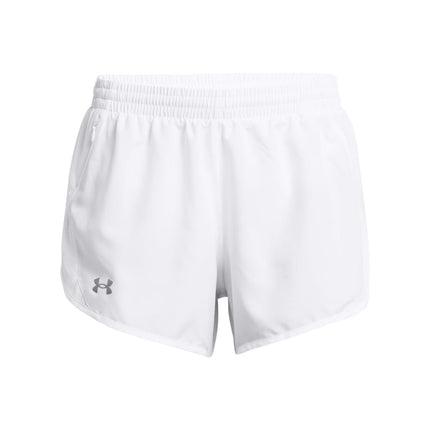 Under Armour Womens Fly By 3'' Shorts White M