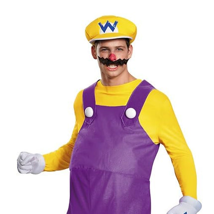 DISGUISE 98823C Wario, costume de luxe officiel Super Mario pour hommes Bros., taille adulte, XX-L