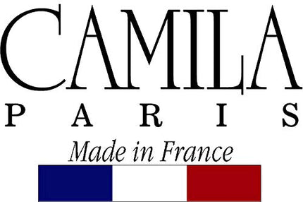 Camila Paris CP3118 Pasador de Pelo Francés, Soporte Flexible para Cola de Caballo Sin Partes Metálicas, Horquillas de Sujeción Fuerte para Mujeres, Accesorios para el Cabello de Niñas Antideslizantes y Duraderos, Fabricado en Francia