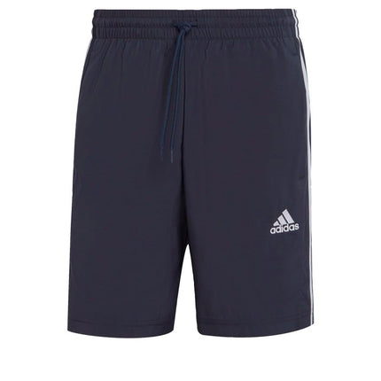 adidas Men's Aeroready Essentials Chelsea 3-Stripes Shorts, Ink/White, Medium Tall