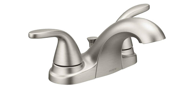 Moen 84603SRN Adler 4 in. Centerset 2-Handle Low-A