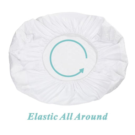 Protège-matelas imperméable American Baby Company pour mini-lit de bébé 38" x 24" - Matelassé, silencieux, ultra-doux et respirant pour parc et mini-lit de bébé