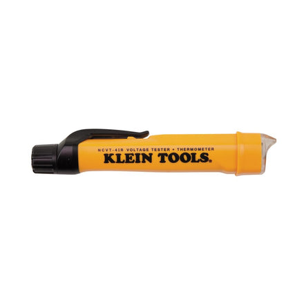 Klein Tools NCVT-4IR Non-Contact Voltage Tester, 12-1000V AC Pen with IR Thermometer -22 to 482-Degree Fahrenheit, LED and Audible Alarms, Pocket Clip