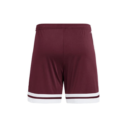adidas Mens Squadra 25 Shorts, Team Maroon/White, Small