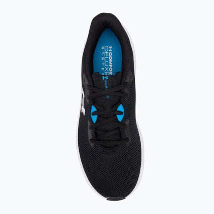 Zapatillas Under Armour Charged Pursuit 4 para hombre, (003) Negro/Azul Eléctrico/Blanco, 13 Reino Unido
