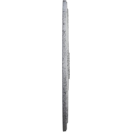 Ekena Millwork CM24DIUWC Diane Ceiling Medallion, 24" OD x 3 5/8" ID x 1 1/4" P, Ultra Pure White Crackle