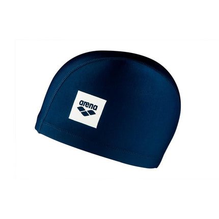 Arena Unix II Classic Fabric Swim Cap Lightweight Lycra Textile Swimming Cap Headcover for Men and Women Fitness Swimming, Navy, One Size